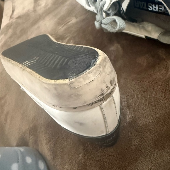 Golden Goose White and Gray Sneakers - Picture 2 of 6